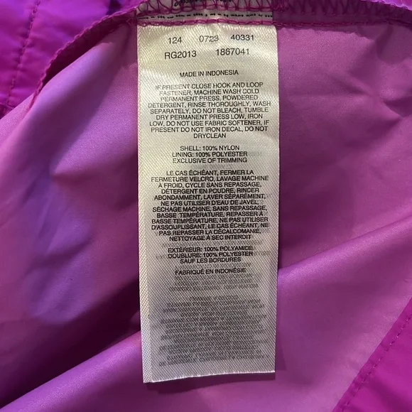 Columbia Windbreaker Girls Zip Up Hooded Jacket - Picture 5 of 5